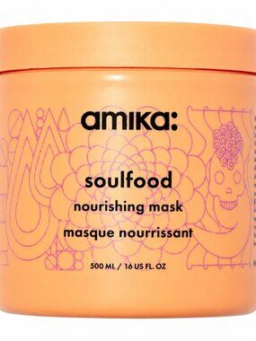 Amika Soulfood Nourishing Hair Mask 16 oz / 500 mL Deep Conditioning Treatment